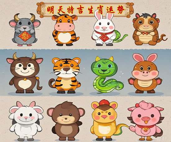 明天特吉生肖运势